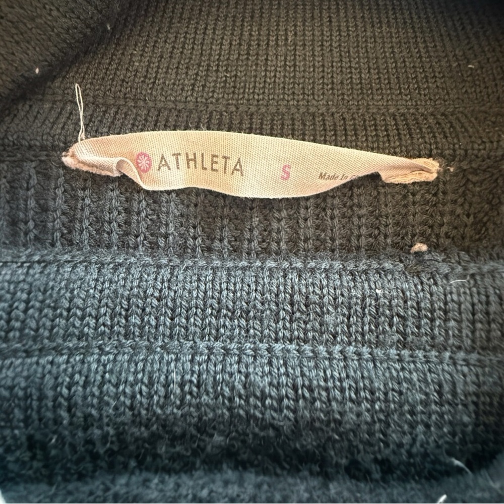 Athleta Mock Neck Tunic Sweater Size S - Picture 3 of 4